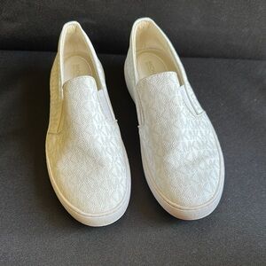 Michael Kors Cream Slip-On Shoes Size 8.5M